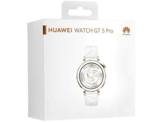 Смарт часы HUAWEI WATCH GT 5 PRO WHITE FLUOROELASTOMER (JANA-B29F)